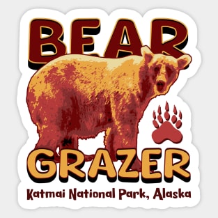 Brown Bear "128 Grazer" Sticker